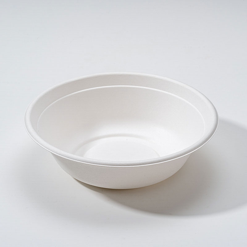 Bagasse Pulp lige skål til måltidsforberedelse